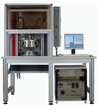 A hot embossing machine.