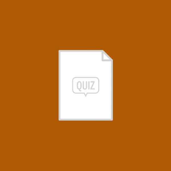 A light-colored document icon with a "QUIZ" speech bubble on a burnt orange background, suggesting an educational or assessment activity.
